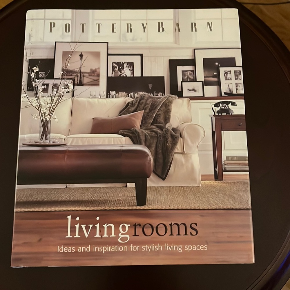 Pottery Barn Living Rooms Coffee Table Book